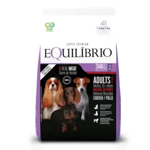 Equilibrio Adultos Razas Pequeñas 7.5 Kgs + BEBEDERO