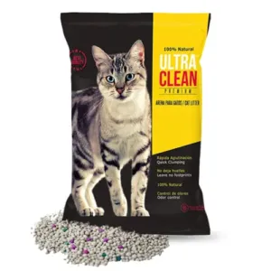 Ultra Clean Arena Aglomerante Para Gatos 4Kg  [ Limon ]
