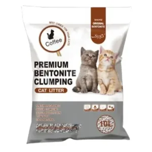 Cat Litter Aglomerante PREMIUM BENTONITE (CAFE) 16 Kgs. (20Lts)