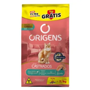 Origens Gato Castrado Salmon 10kg + 1Kg (11Kg)