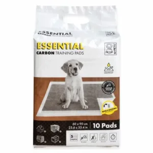 MPETS-ESSENTIAL - CARBON TRAINING PADS - 60x90 - 10 Un. (CON ADHESIVO)