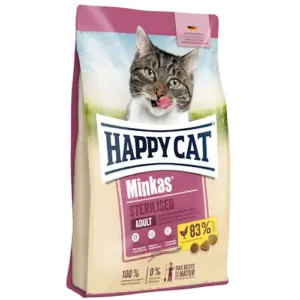 Happy Cat - MINKAS Gato Castrado - Aves de Corral 3Kg