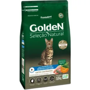 GoldeN Seleccion Natural Gatos Castrados (Pollo - Calabaza - Romero) 10Kg + Bandeja Sanitaria con Pala