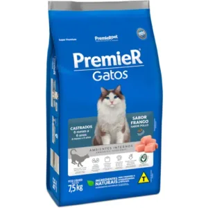 PremieR Ambientes Internos Gato Adulto CASTRADO Pollo 1.5Kg