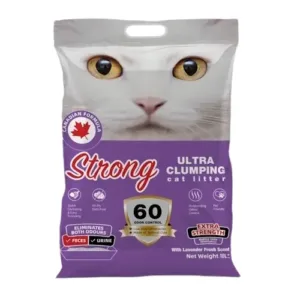 STRONG Aglomerante PREMIUM BENTONITE canadiense (LAVANDA) 16 Kgs. (20Lts)