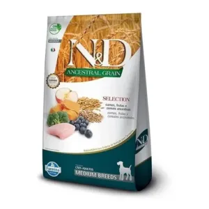N&D ANCESTRAL Perro Adulto Raza Media - Pollo y Frutas 15Kg NYD