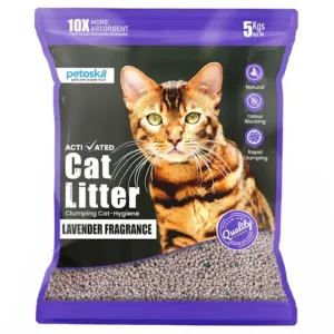 PANDA Cat Litter Aglomerante PREMIUM BENTONITE (LAVANDA) 16Kgs. (20Lts) Similar Strong