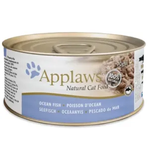 Pate Natural para Gatos Applaws Pezcado Azul 70Grs