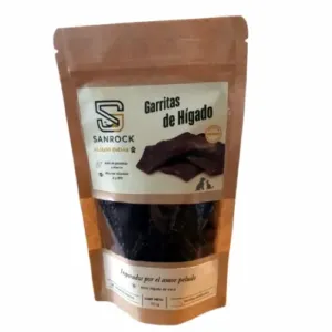 Garritas de Hígado de Vaca Deshidratado - 100% Natural (Sin Conservantes)