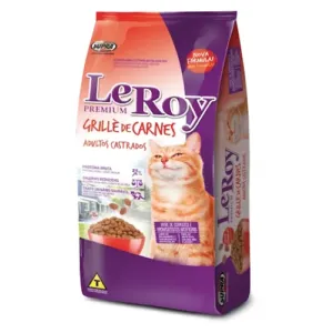 LEROY- Gato CASTRADO Grille De Carnes 10Kg