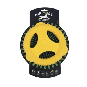 MPETS - Juguete Rueda Flotante para Perros AIR TOSS - Amarillo