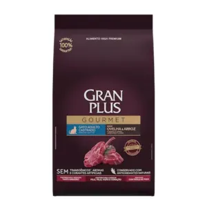 Gran Plus Gourmet  Gato Castrado CORDERO 10Kg