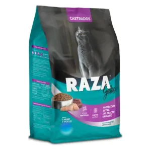 Raza - Gato Castrado Carne Y Pollo 15Kg