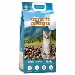 PETCARE - Cat Litter Aglomerante PREMIUM BENTONITE (CAFÉ) 4Kgs. (5Lts)