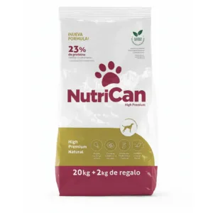 Nutrican Perro Adulto Raza Media 20kg +2Kg (22Kg)