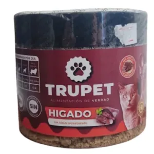 SNACKS Saludables - TRUPET - Higado Deshidratado para Perros y Gatos - MONOPROTEINA