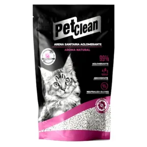 Pet Clean - Arena Aglomerante [ SIN FRAGANCIA ] 15Kg
