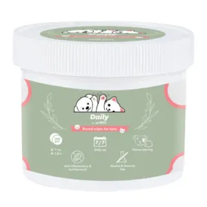 Toallitas Redondas MPETS para Ojos x100 Unidades