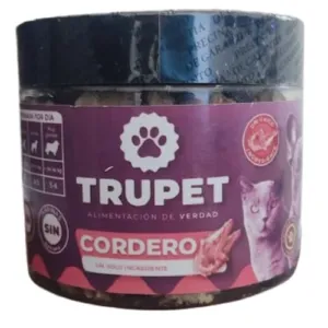 SNACKS Saludables - TRUPET - Cordero Deshidratado para Perros y Gatos - MONOPROTEINA
