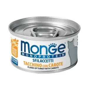 SNACKS - Monge Pate Gato Sabor Pavo y Zanahoria 80Grs
